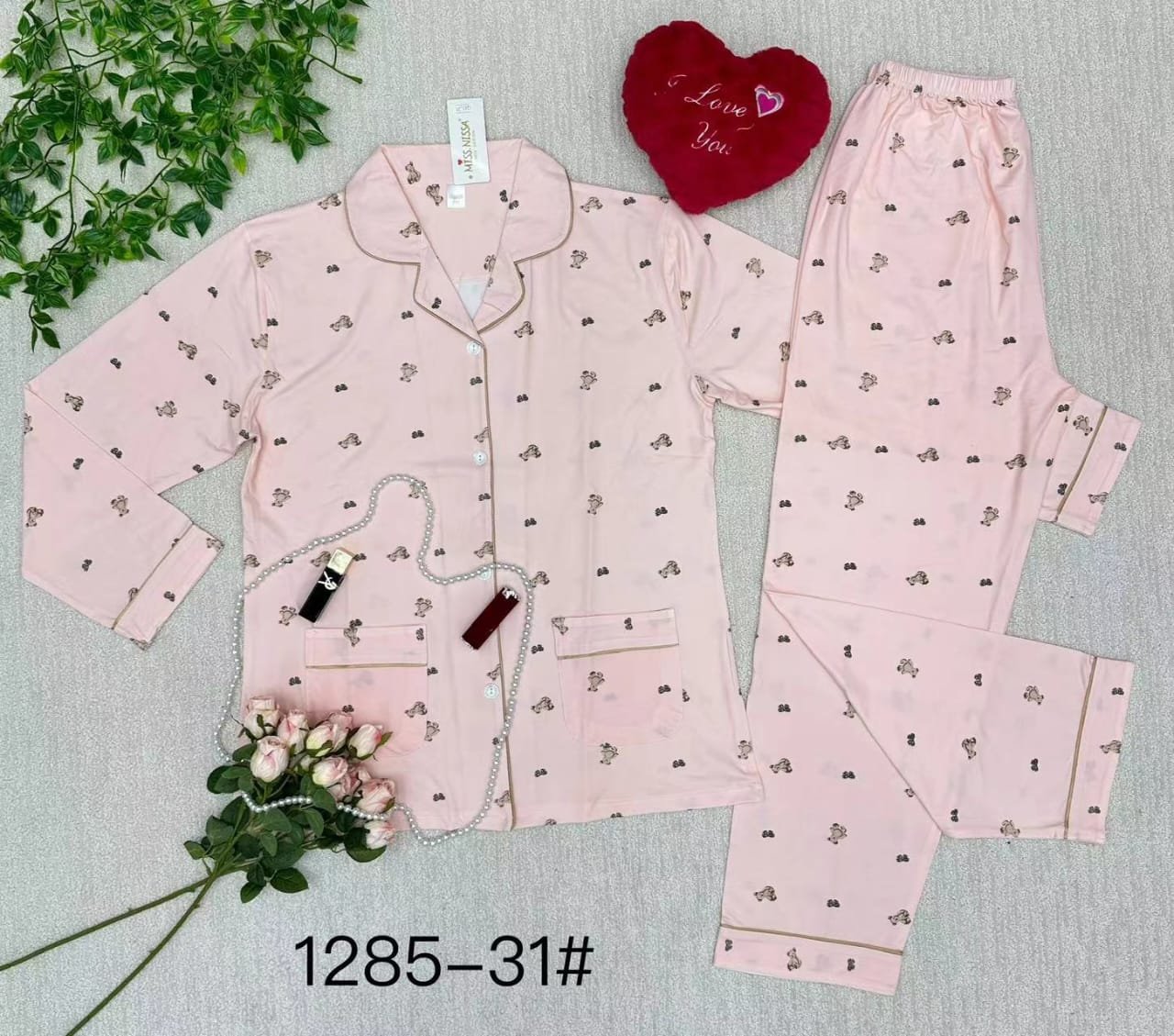Eetoh 2 Piece Nighty Set Elegant Sleepwear - Image 19