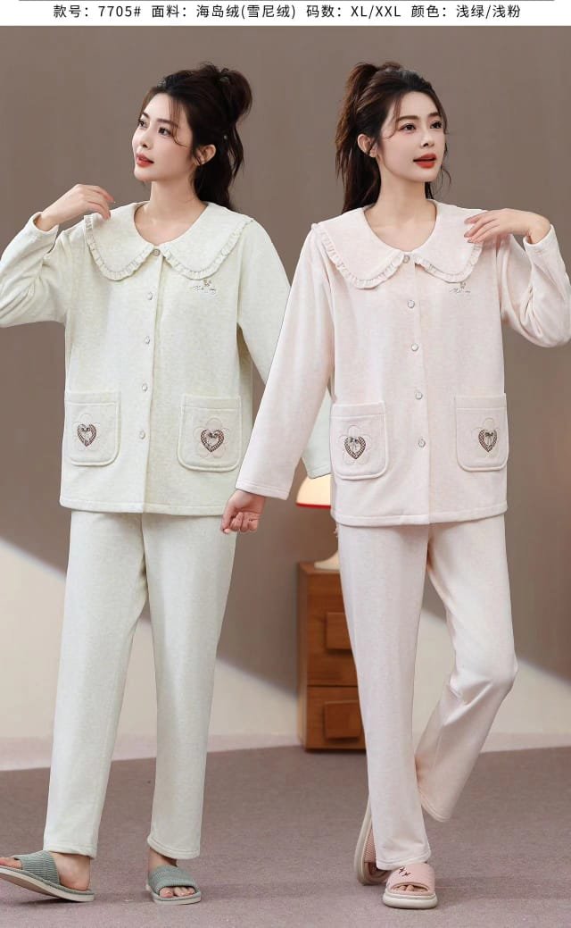 Eetoh 2 Piece Nighty Set Elegant Sleepwear - Image 15