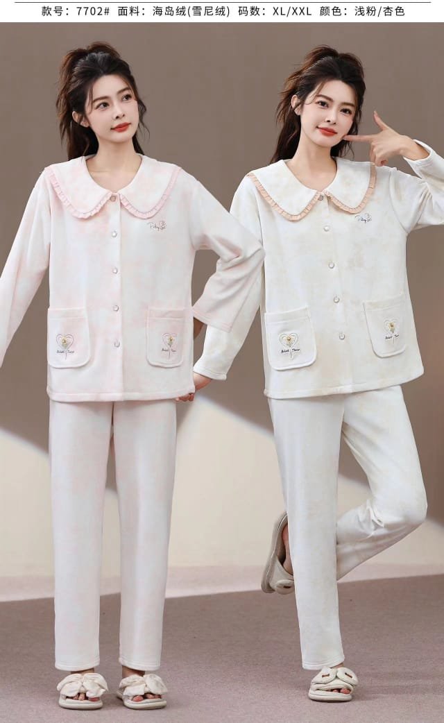 Eetoh 2 Piece Nighty Set Elegant Sleepwear - Image 17